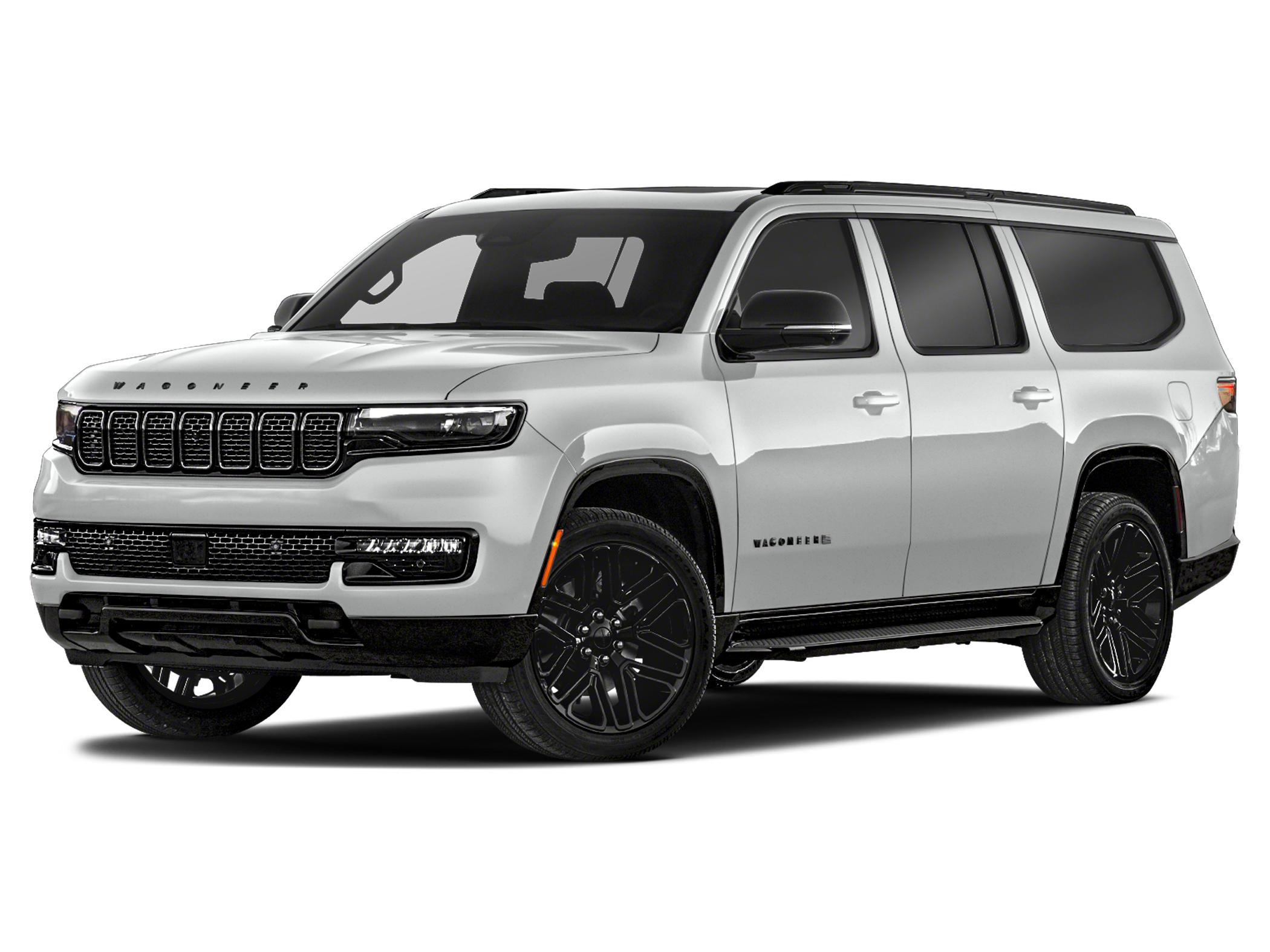 Bright White Clearcoat 2023 Jeep Wagoneer L Series III 4WD SUV / Crossover Four-Wheel Drive 8-Speed Automatic
