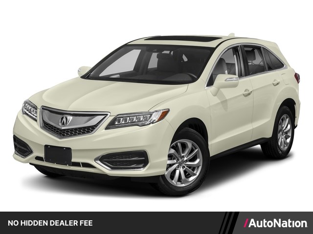 White 2018 Acura RDX FWD with AcuraWatch Plus Package SUV / Crossover Front-Wheel Drive Automatic