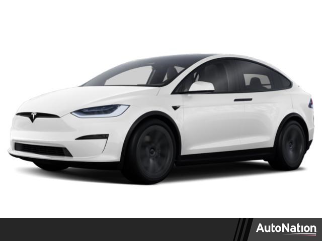 Blue 2022 Tesla Model X AWD SUV / Crossover All-Wheel Drive Automatic