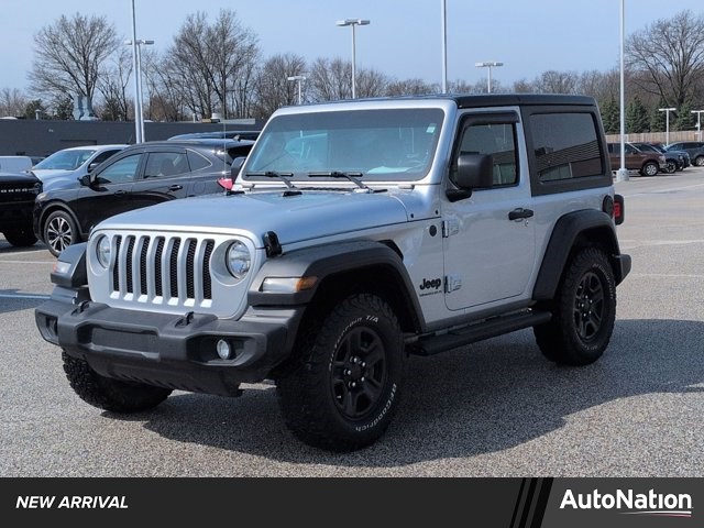 Silver Zynith Clearcoat 2023 Jeep Wrangler Sport 2-Door 4WD SUV / Crossover Four-Wheel Drive 8-Speed Automatic