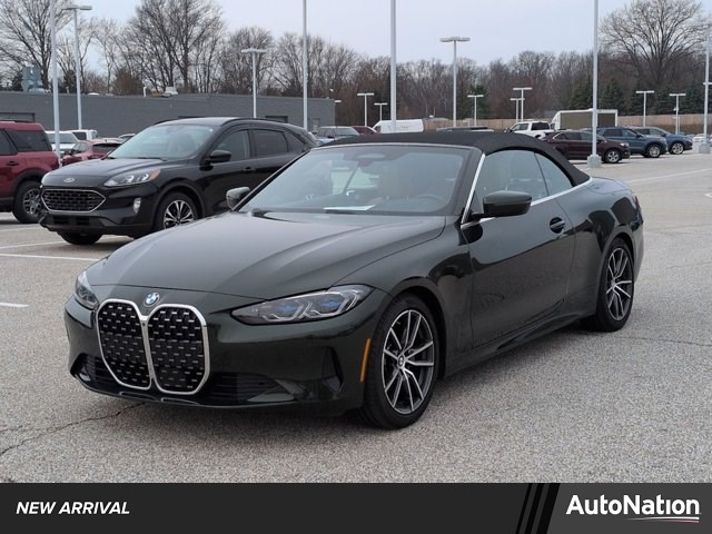San Remo Green Metallic 2021 BMW 4 Series 430i Convertible RWD Convertible Rear-Wheel Drive 8-Speed Automatic
