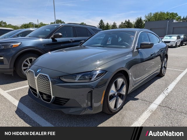 Gray (Dravit Grey Metallic) 2025 BMW i4 xDrive40 Gran Coupe AWD Sedan All-Wheel Drive Automatic