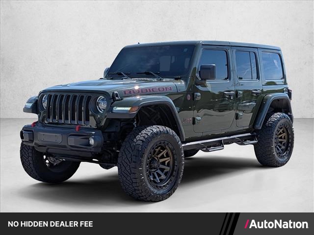 Sarge Green Clearcoat 2021 Jeep Wrangler SUV / Crossover Four-Wheel Drive 8-Speed Automatic