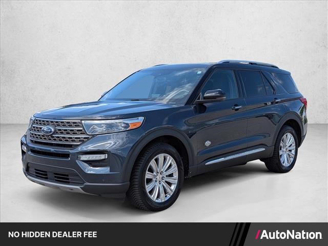Stone Blue Metallic 2022 Ford Explorer SUV / Crossover All-Wheel Drive Automatic