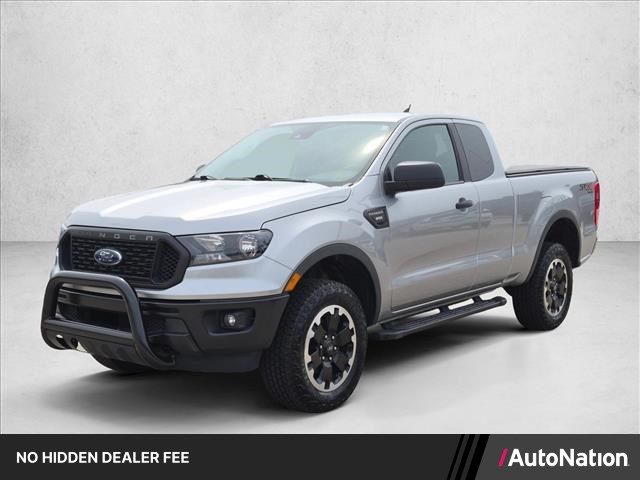 Iconic Silver Metallic 2021 Ford Ranger Pickup Truck Four-Wheel Drive Automatic