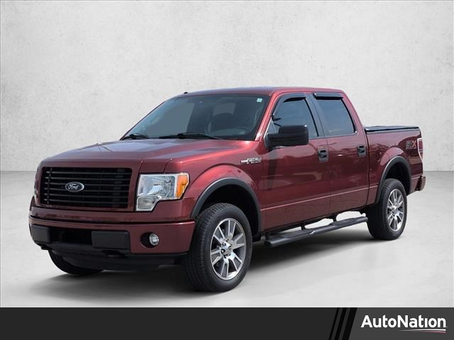 Red (Sunset Metallic) 2014 Ford F-150 STX SuperCrew 4WD Pickup Truck Four-Wheel Drive 6-Speed Automatic