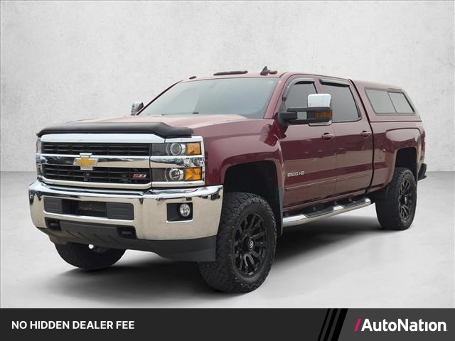 Red 2016 Chevrolet Silverado 2500HD Pickup Truck Four-Wheel Drive Automatic