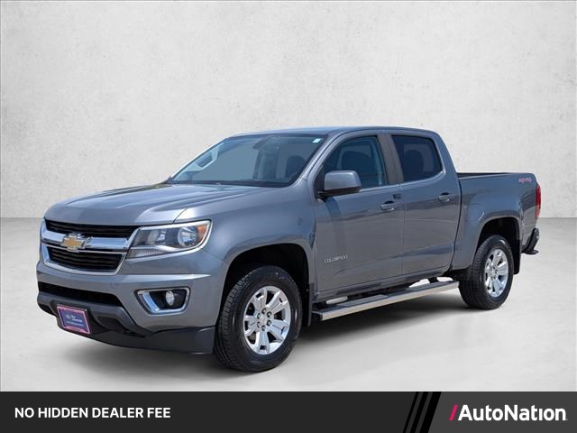 Gray (Satin Steel Metallic) 2018 Chevrolet Colorado Pickup Truck Four-Wheel Drive 8-Speed Automatic