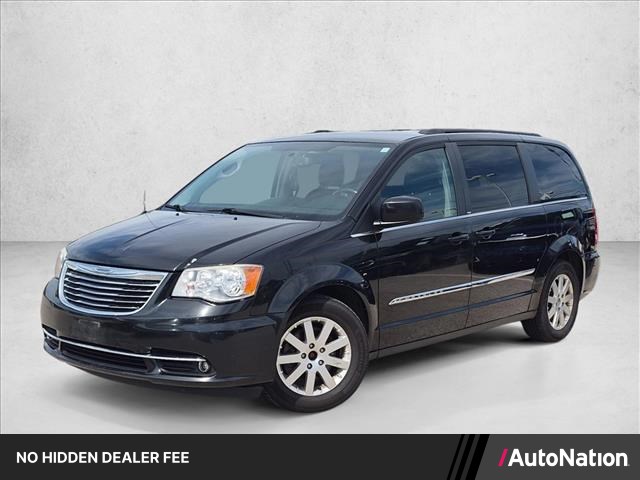 Brilliant Black Crystal Pearl 2013 Chrysler Town & Country Minivan Front-Wheel Drive 6-Speed Automatic