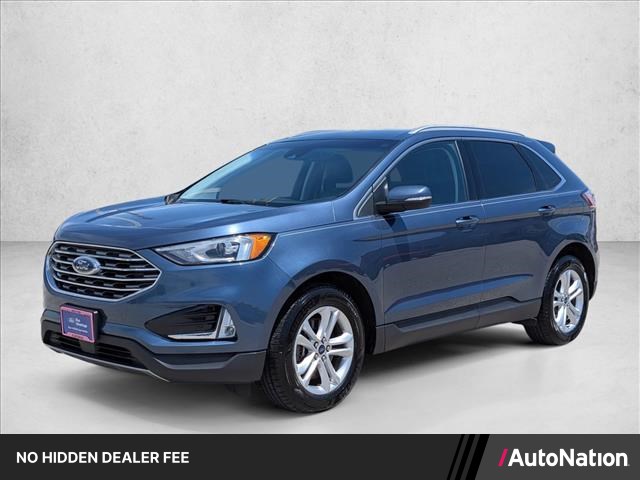 Blue Metallic 2019 Ford Edge SEL AWD SUV / Crossover All-Wheel Drive 8-Speed Automatic