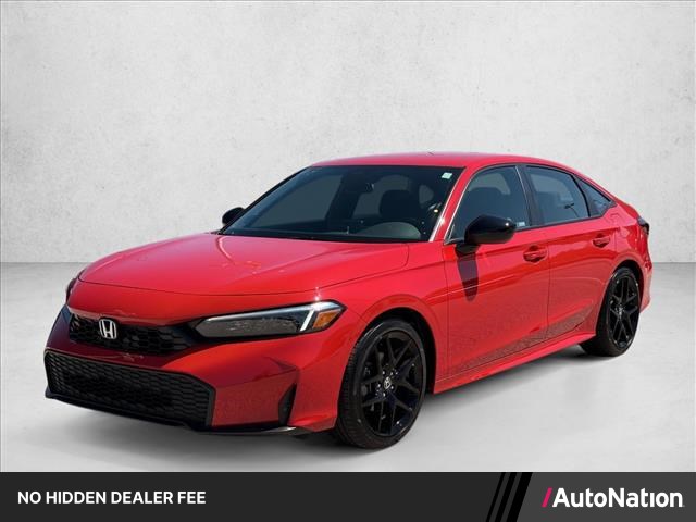 Rallye Red 2026 Honda Civic Sedan Front-Wheel Drive Automatic