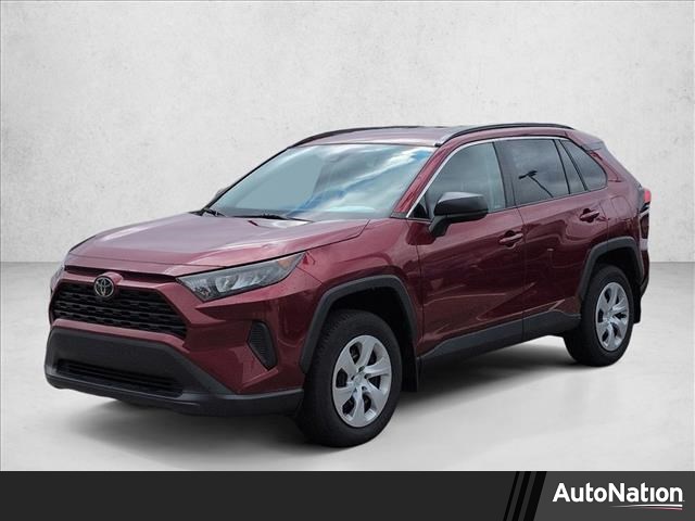 Red (Ruby Flare Pearl) 2020 Toyota RAV4 LE AWD SUV / Crossover All-Wheel Drive Automatic