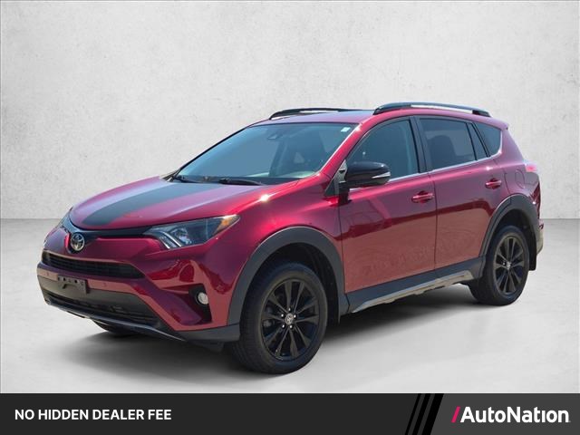 Red (Ruby Flare Pearl) 2018 Toyota RAV4 SUV / Crossover All-Wheel Drive Automatic