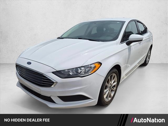 Oxford White 2017 Ford Fusion Sedan Front-Wheel Drive 6-Speed Automatic