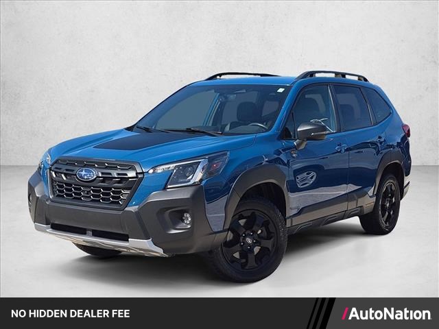 Geyser Blue 2022 Subaru Forester SUV / Crossover All-Wheel Drive Automatic