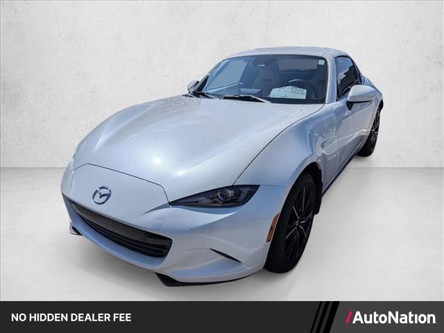 Snowflake White Pearl Mica 2025 Mazda MX-5 Miata RF Grand Touring RWD Convertible Rear-Wheel Drive Automatic