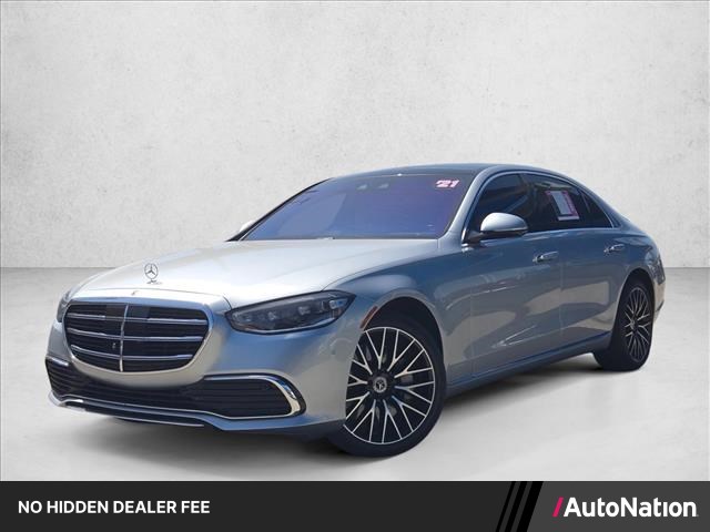 Cirrus Silver 2021 Mercedes-Benz S-Class Sedan All-Wheel Drive Automatic