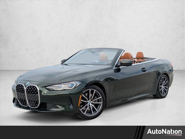 San Remo Green Metallic 2021 BMW 4 Series 430i Convertible RWD Convertible Rear-Wheel Drive Automatic