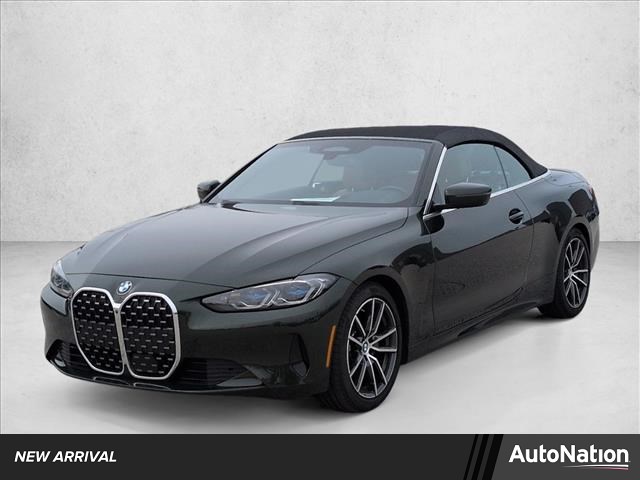 San Remo Green Metallic 2021 BMW 4 Series 430i Convertible RWD Convertible Rear-Wheel Drive Automatic