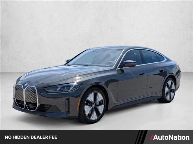 Gray (Dravit Grey Metallic) 2025 BMW i4 xDrive40 Gran Coupe AWD Sedan All-Wheel Drive Automatic