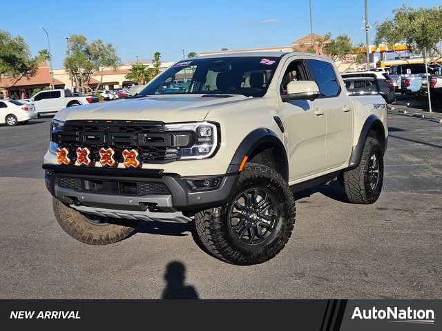 Desert Sand 2025 Ford Ranger Raptor SuperCrew 4WD Pickup Truck Four-Wheel Drive Automatic
