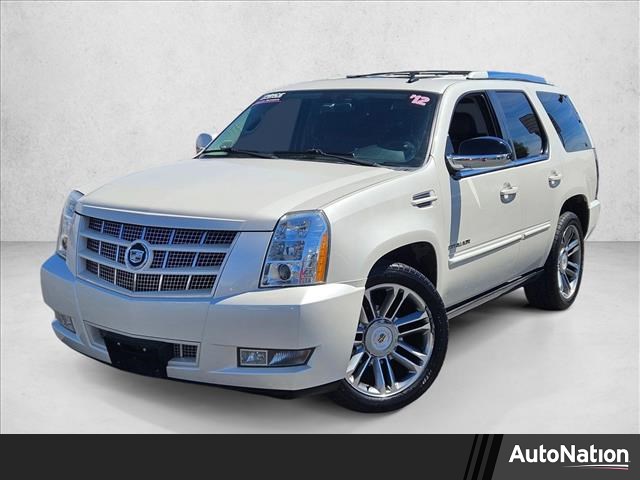 White Diamond Tricoat 2012 Cadillac Escalade Premium 4WD SUV / Crossover All-Wheel Drive 6-Speed Automatic