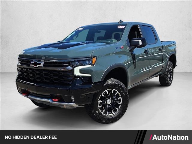 Cypress Gray 2025 Chevrolet Silverado 1500 Pickup Truck Four-Wheel Drive Automatic