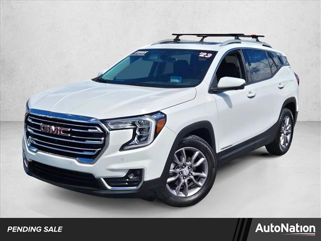 Summit White 2023 GMC Terrain SLT FWD SUV / Crossover Front-Wheel Drive 9-Speed Automatic