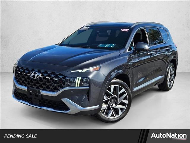 Portofino Gray 2022 Hyundai Santa Fe Calligraphy FWD SUV / Crossover Front-Wheel Drive Automatic