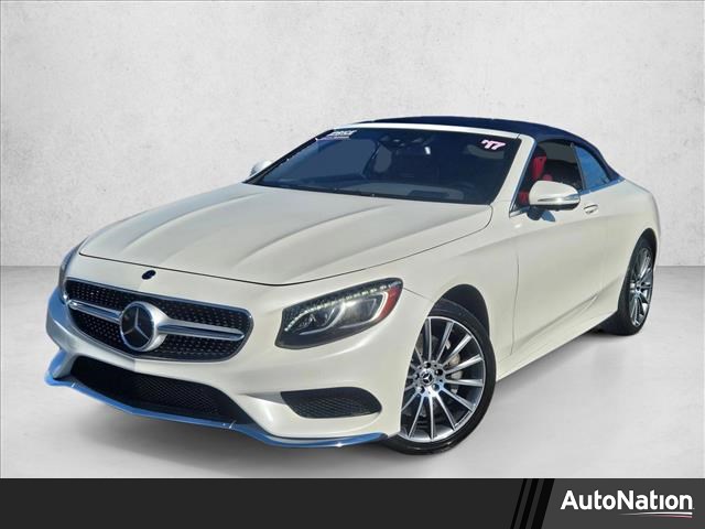 Designo Diamond White Metallic 2017 Mercedes-Benz S-Class S 550 Convertible Convertible Rear-Wheel Drive Automatic
