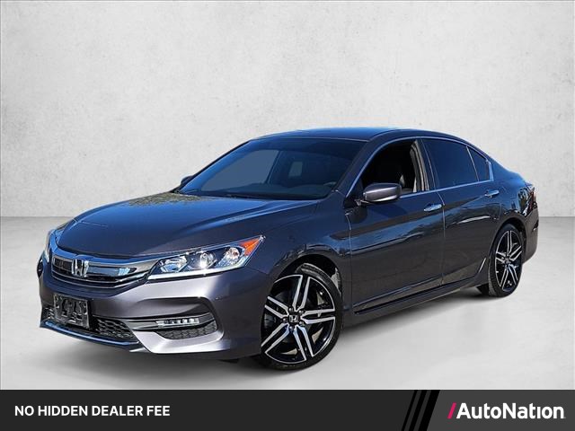 Black 2017 Honda Accord Sedan Front-Wheel Drive Automatic