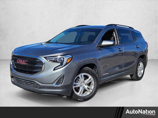 Gray (Satin Steel Metallic) 2020 GMC Terrain SLE FWD SUV / Crossover Front-Wheel Drive 9-Speed Automatic