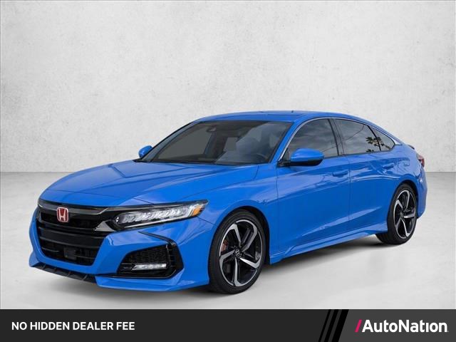 Red 2019 Honda Accord Sedan Front-Wheel Drive Automatic