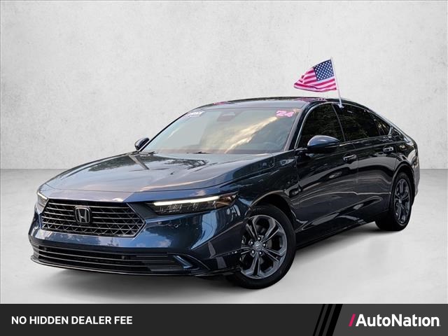 Canyon River Blue 2024 Honda Accord Hybrid Sedan Front-Wheel Drive Automatic