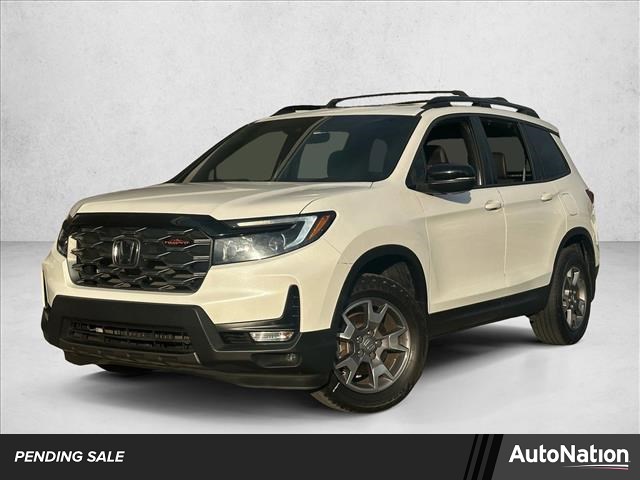 Platinum White Pearl 2023 Honda Passport TrailSport AWD SUV / Crossover All-Wheel Drive Automatic