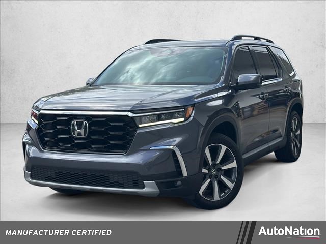 Gray 2023 Honda Pilot Touring FWD SUV / Crossover Front-Wheel Drive Automatic