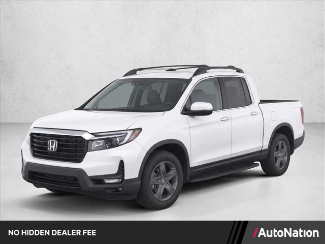 White 2022 Honda Ridgeline Pickup Truck All-Wheel Drive 6-Speed Automatic