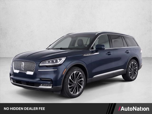 Flight Blue 2021 Lincoln Aviator SUV / Crossover Rear-Wheel Drive Automatic