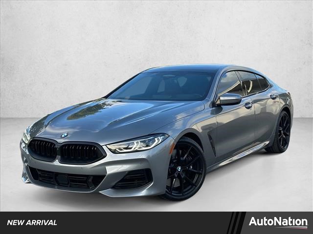 Gray (Skyscraper Grey Metallic) 2023 BMW 8 Series 840i Gran Coupe RWD Coupe Rear-Wheel Drive Automatic