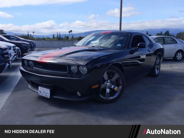 Black 2012 Dodge Challenger Coupe Rear-Wheel Drive 5-Speed Automatic