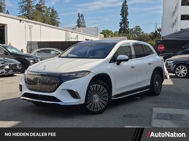 Manufaktur Moonlight White Metallic 2025 Mercedes-Benz EQS SUV SUV / Crossover All-Wheel Drive 1-Speed Automatic