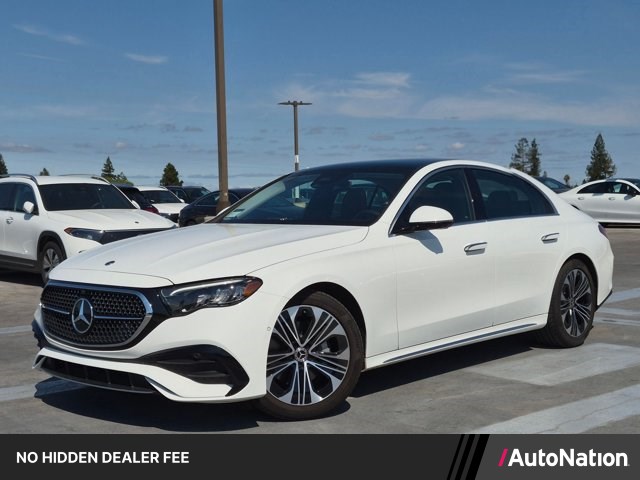 Polar White 2025 Mercedes-Benz E-Class Sedan Rear-Wheel Drive Automatic
