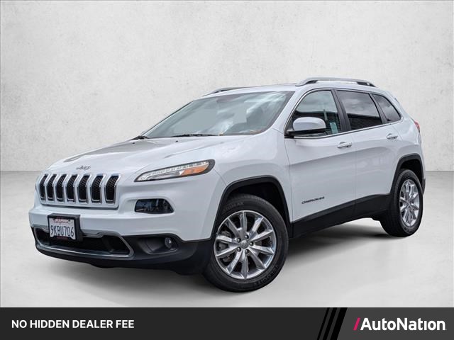 Bright White Clearcoat 2016 Jeep Cherokee Limited 4WD SUV / Crossover Four-Wheel Drive 9-Speed Automatic