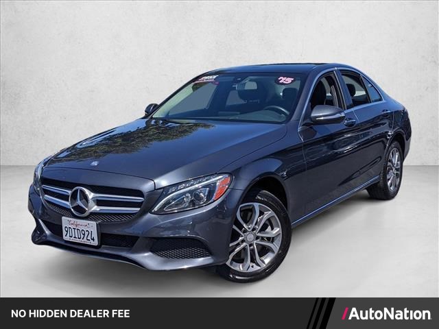Black 2015 Mercedes-Benz C-Class Sedan All-Wheel Drive Automatic