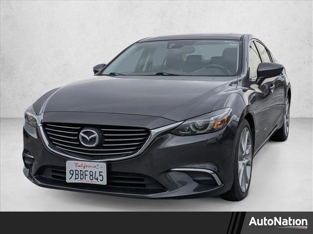 Meteor Gray Mica 2016 Mazda MAZDA6 i Touring Sedan Front-Wheel Drive Automatic