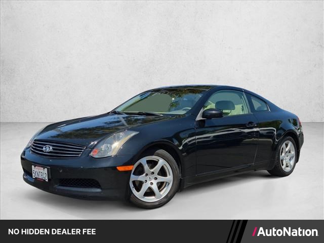 Black Obsidian 2004 INFINITI G35 Coupe Rear-Wheel Drive Automatic
