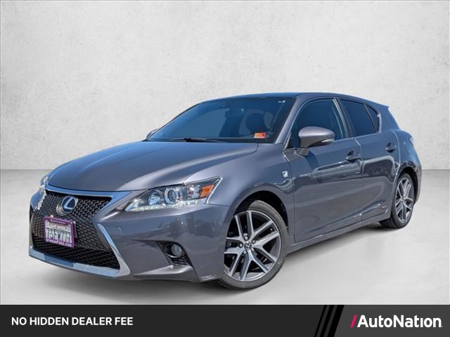 Nebula Gray Pearl w/Black Roof 2016 Lexus CT Hybrid 200h FWD Wagon Front-Wheel Drive Automatic