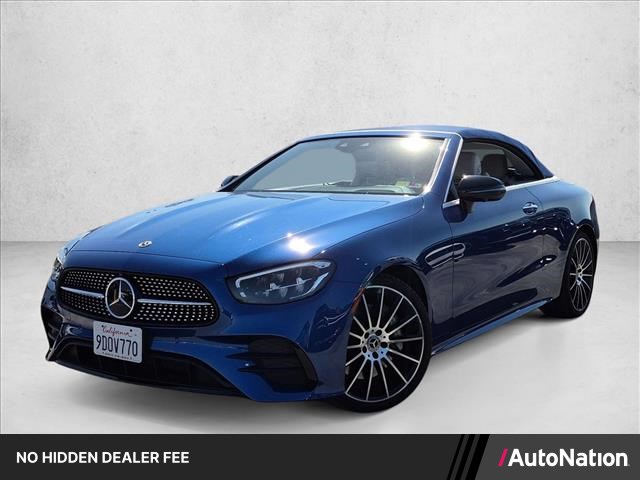 Starling Blue Metallic 2023 Mercedes-Benz E-Class Convertible Rear-Wheel Drive Automatic