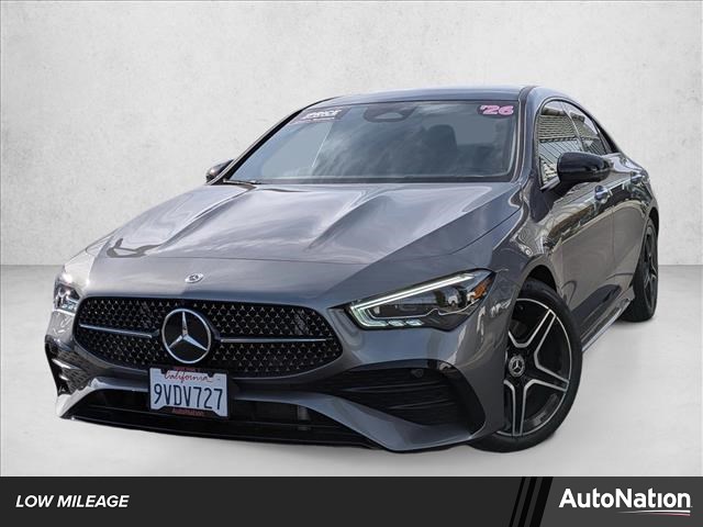Gray (Mountain Grey Metallic) 2026 Mercedes-Benz CLA 250 4MATIC Coupe All-Wheel Drive Automatic