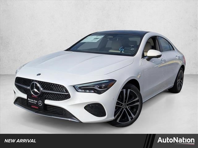 Polar White 2026 Mercedes-Benz CLA 250 4MATIC Coupe All-Wheel Drive Automatic